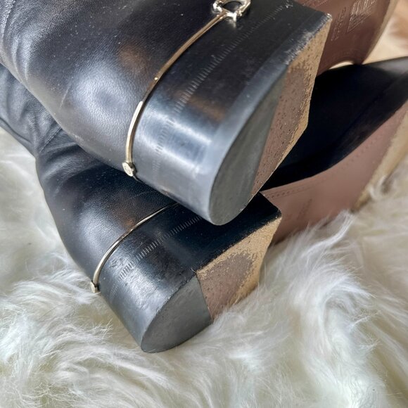GUCCI KNEE HIGH HORSESHOE BOOTS *NARROW* ✨ AUTHENTIC ✨ - Picture 10 of 13